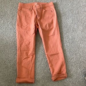 Creamy Orange Cropped Pants